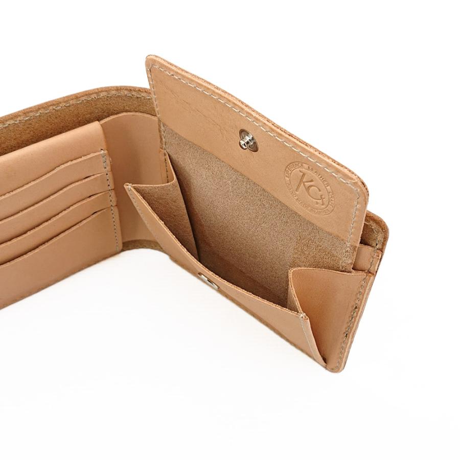 KC,s ケイシイズ ビルフォールド サンタフェ クラフトデラックス 二つ折り 財布 レザー カービング 手染め コンパクト KPB009 | KC,s | 07
