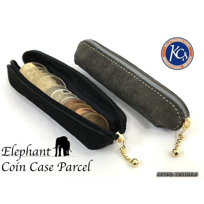 ケイシイズ ケーシーズ KC,s パセルスコインケース エレファント 本革 男女兼用 象革 牛革 全2色 kpc219 プレゼント | KC,s