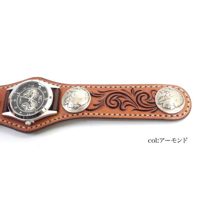 ケイシイズ ケーシーズ KC,s ブレスレット 腕時計 カービング 全 レザーブレス ４色 牛革 kpr503 プレゼント | KC,s | 02