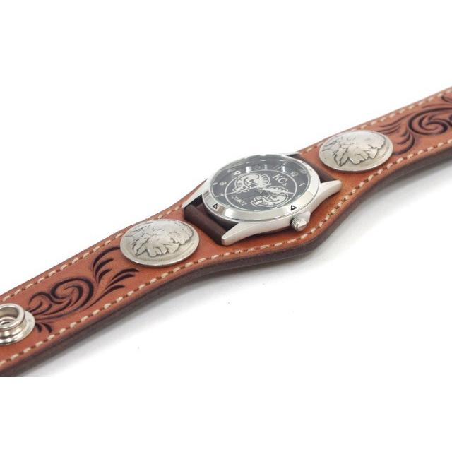 ケイシイズ ケーシーズ KC,s ブレスレット 腕時計 カービング 全 レザーブレス ４色 牛革 kpr503 プレゼント | KC,s | 03