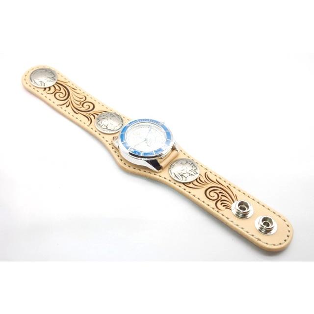 ケイシイズ ケーシーズ KC,s ブレスレット 腕時計 カービング 全 レザーブレス ４色 牛革 kpr503 プレゼント | KC,s | 06