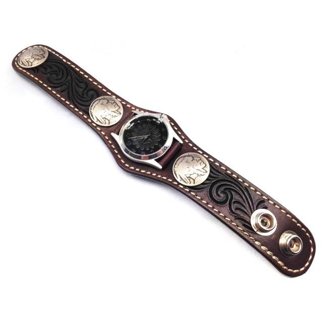 ケイシイズ ケーシーズ KC,s ブレスレット 腕時計 カービング 全 レザーブレス ４色 牛革 kpr503 プレゼント | KC,s | 07