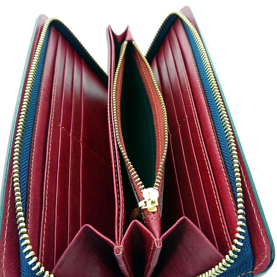 KC,s ケイシイズ ウォレット ラウンドジップ レーデルオガワ コードバン 財布 馬革 レザー ラウンドファスナー 長財布 大容量 KRW011 | KC,s | 08