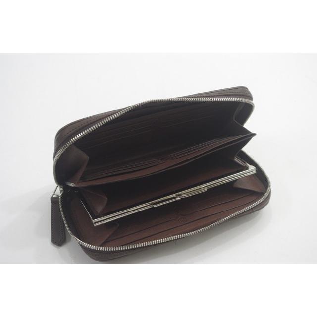 パイロットリバー PAILOTRIVER 長財布 ラウンドファスナー がま口 特注仕様 全2色 男女兼用 牛革 lp-million-prgn プレゼントの画像