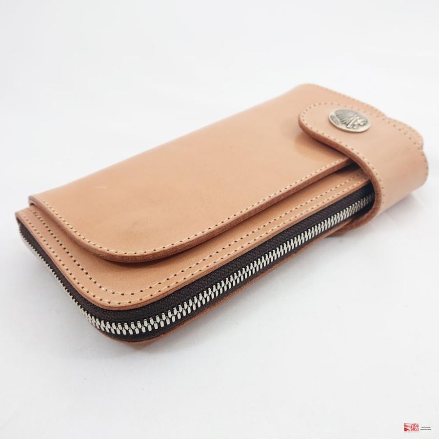 REDMOON レッドムーン財布 本革 長財布 ロングウォレット レザーウォレット ラウンドジップ 牛革 アメカジ ファッション コンチョ ライダース 全6色 lp2000-cwzの画像