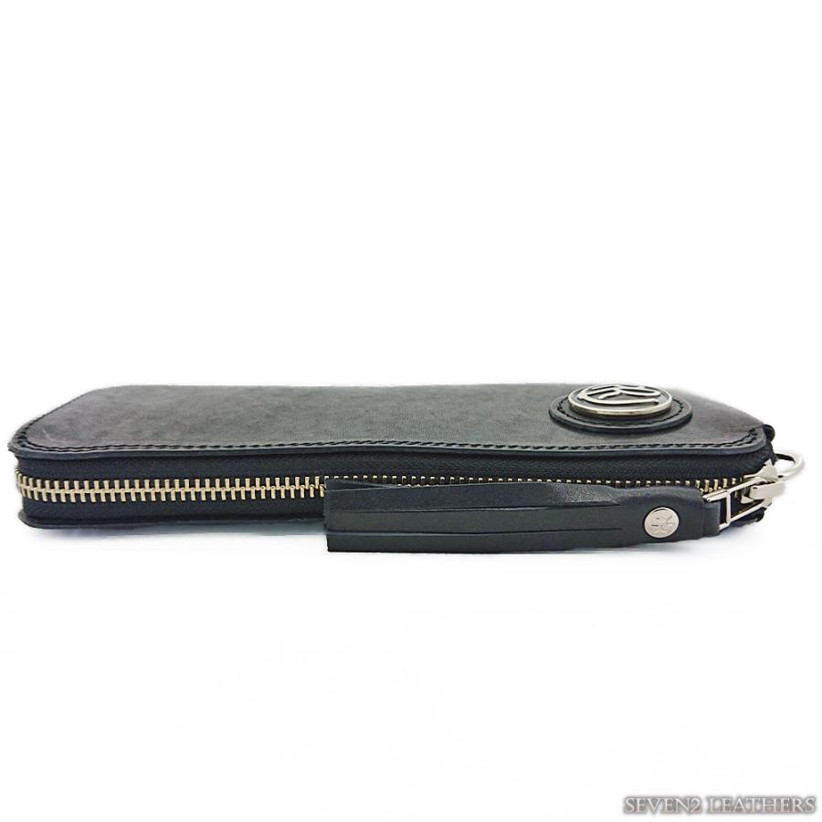 パイロットリバー PAILOT RIVER 財布 ロングウォレット L型ファスナー 30mmコンチョ 収納力 Ｌジップ ラウンドファスナー 牛革 LP2000-PRLA2 RM2021 | REDMOON | 03