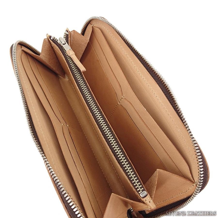 レッドムーン REDMOON 長財布 ロングウォレット レザーウォレット ラウンドファスナー 花柄 フローラル エンボス 全3色 男女兼用 牛革 本革 送料無料 | REDMOON | 07