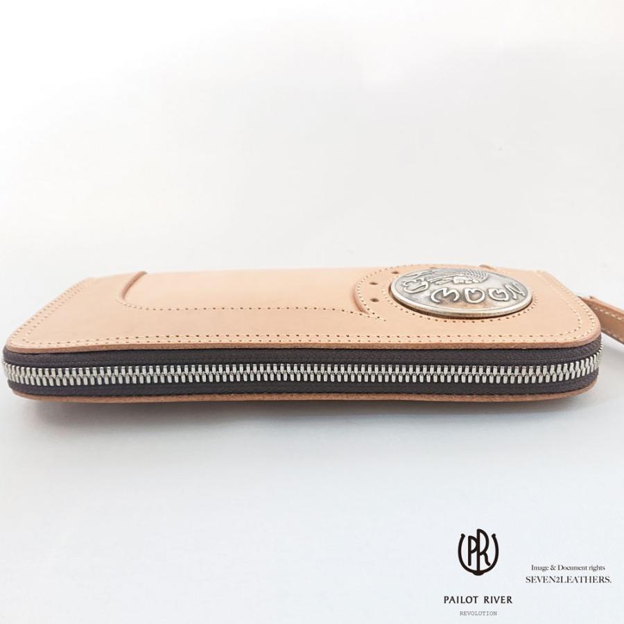 パイロットリバー PAILOTRIVER ラウンドファスナー ロングウォレット レザーウォレット 本革 全6色 男女兼用 牛革 PR-BAREBACK-GM プレゼント | REDMOON | 02