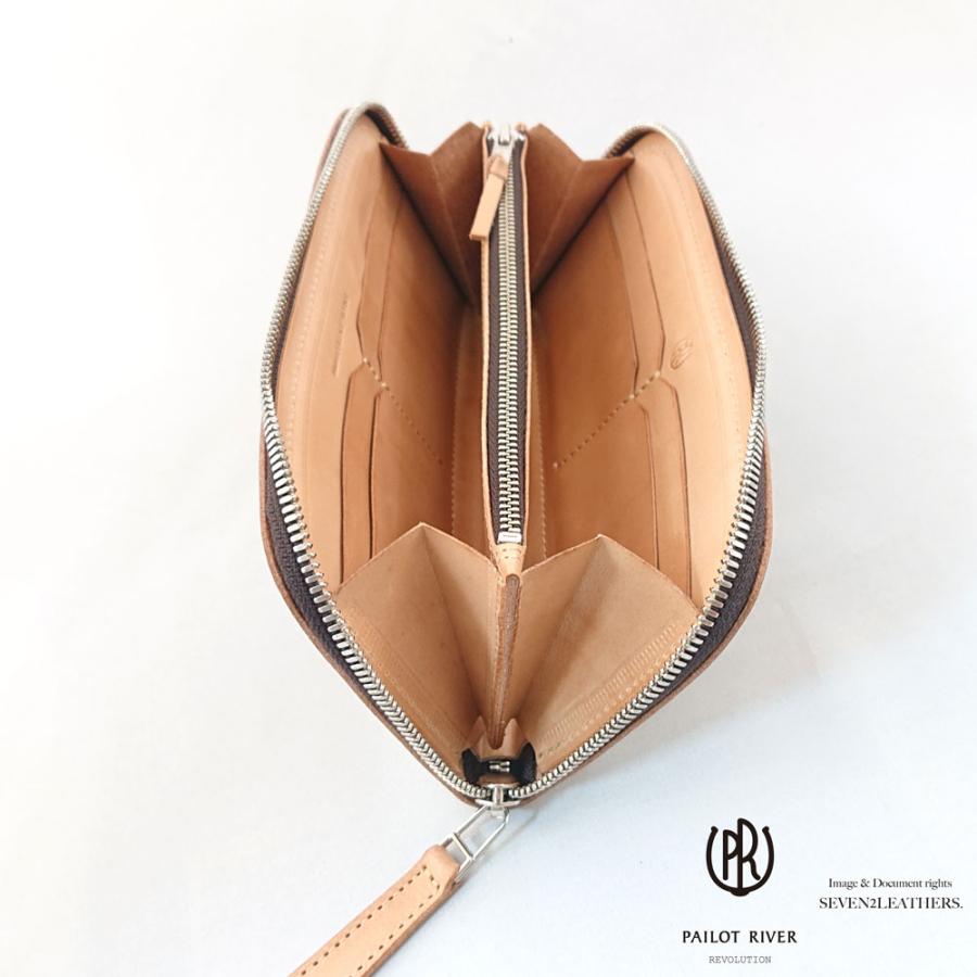 パイロットリバー PAILOTRIVER ラウンドファスナー ロングウォレット レザーウォレット 本革 全6色 男女兼用 牛革 PR-BAREBACK-GM プレゼント | REDMOON | 05