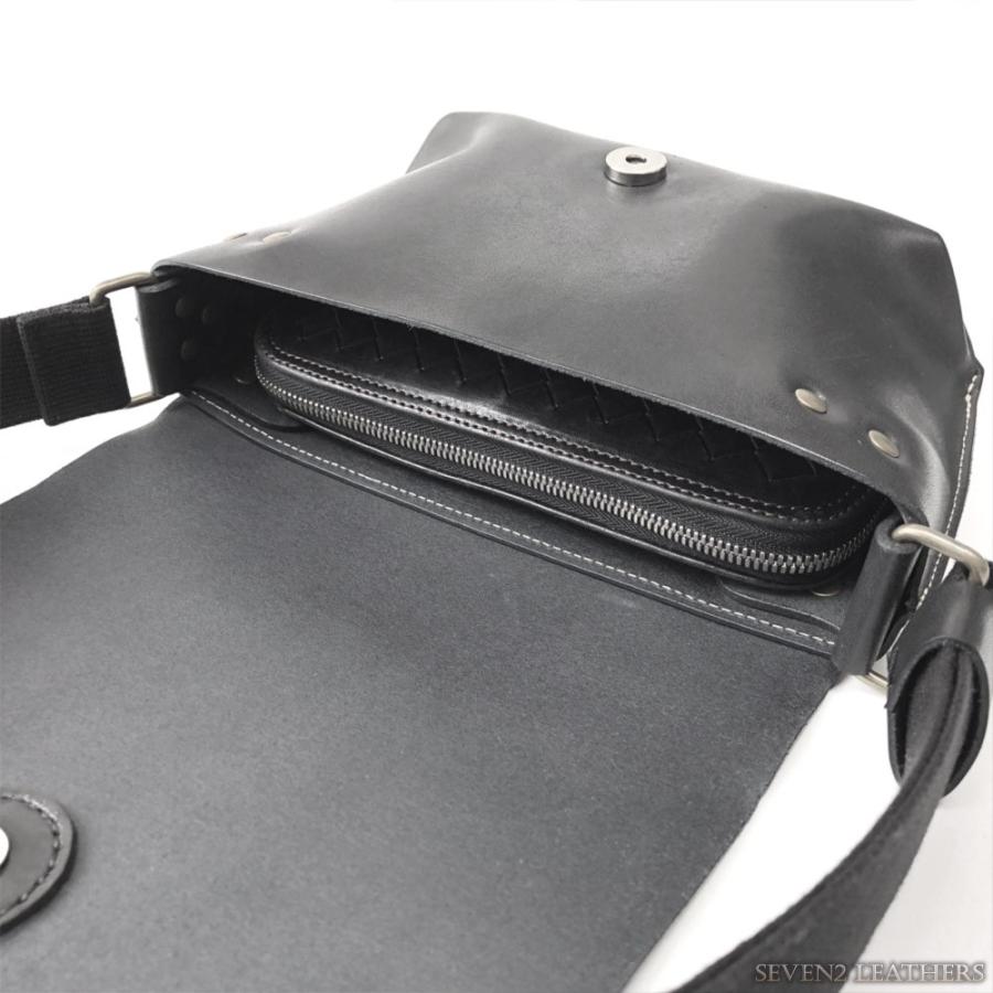 パイロットリバー PAILOTRIVER ショルダーバッグ コンチョ メンズ レディース レザー 牛革 日本製 pr-bgrm-s プレゼントの画像