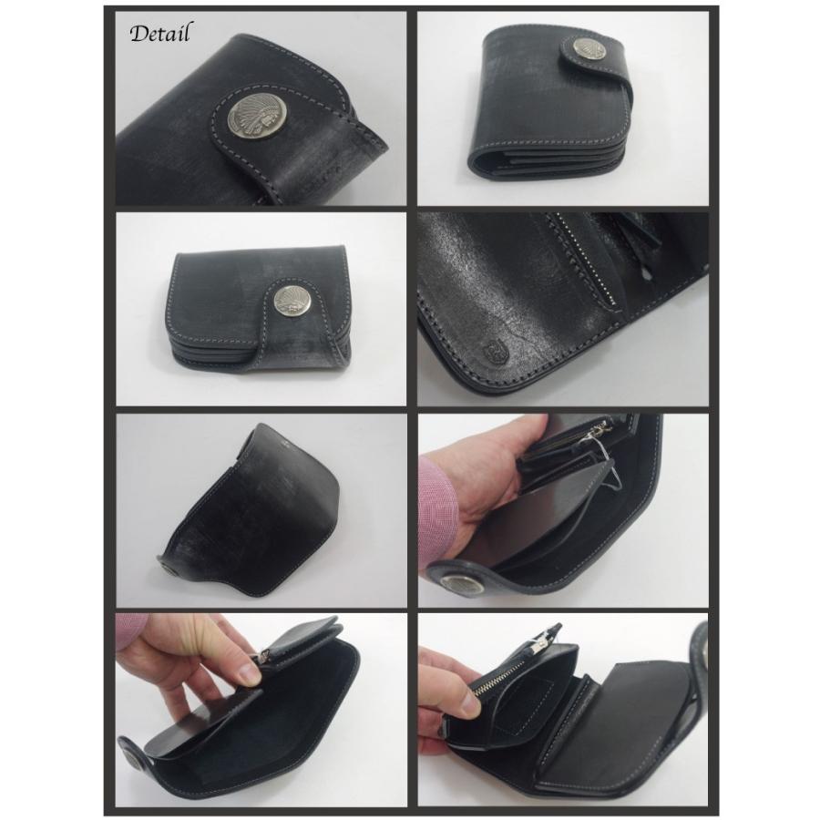 パイロットリバー PAILOTRIVER 短財布 ショートウォレット ミドルウォレット レザーウォレット 本革 全3色 男女兼用 ブライドルレザー 牛革 PR-HR01BD-Zの画像