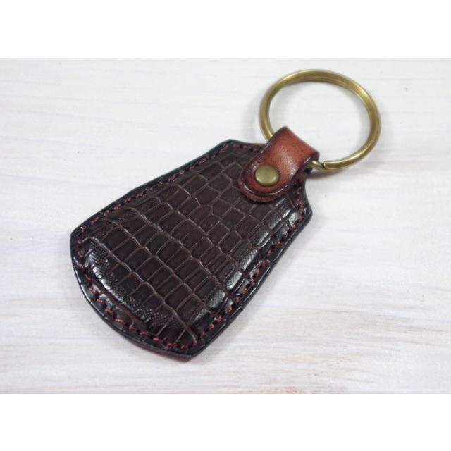 パイロットリバー PAILOTRIVER キーリング キーホルダー 全2色 男女兼用 ワニ革 PR-KH1-CD プレゼント | REDMOON | 02