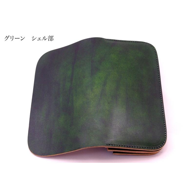 パイロットリバー PAILOTRIVER 長財布 手染め ロングウォレット レザーウォレット 本革 全4色 男女兼用 牛革 pr-kujira-s プレゼントの画像