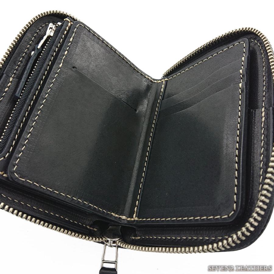 パイロットリバー PAILOTRIVER 短財布 ショートウォレット ミドルウォレット レザーウォレット 本革 男女兼用 牛革 全3色 pr-lphd 焼印対象 | REDMOON | 06