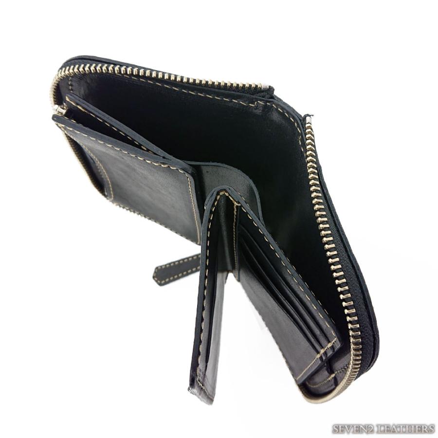 パイロットリバー PAILOTRIVER 短財布 ショートウォレット ミドルウォレット レザーウォレット 本革 男女兼用 牛革 全3色 pr-lphd 焼印対象 | REDMOON | 08