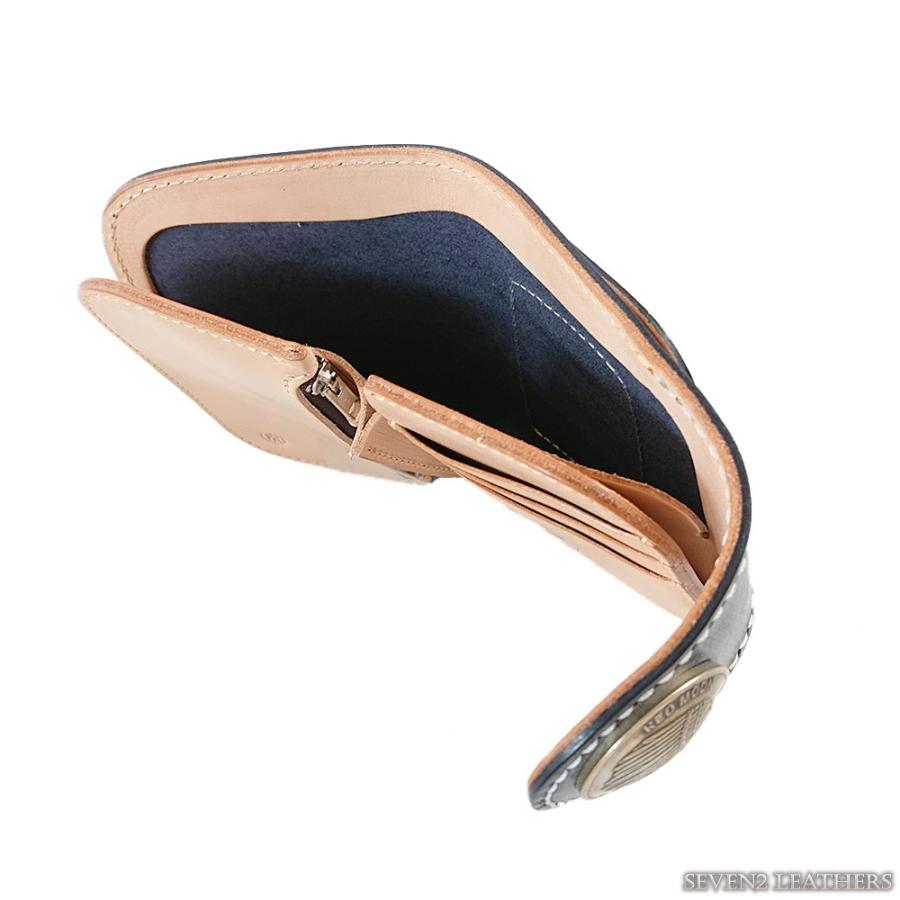 パイロットリバー PAILOTRIVER 限定販売 短財布 ショートウォレット メンズ レッドムーン ブライドルレザー 本革 日本製 牛革 PR-LW01RM38-BDの画像