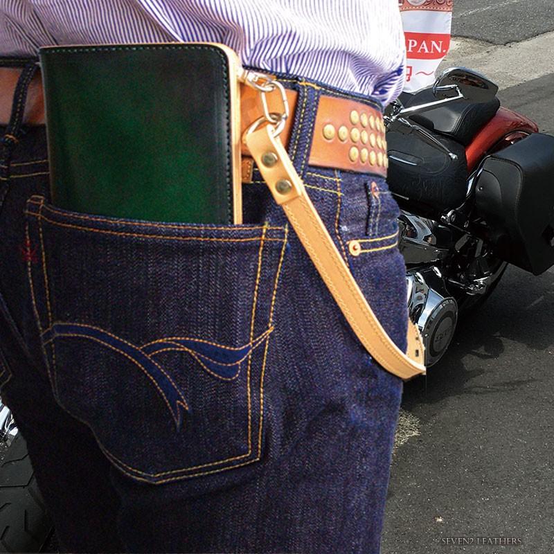 パイロットリバー PAILOTRIVER 長財布 ロングウォレット 特注品 手染め限定 pr-ok02-s プレゼントの画像