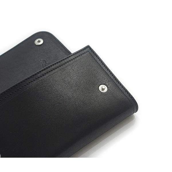 パイロットリバー PAILOTRIVER 特注品 長財布 ロングウォレット ブラック 男女兼用 牛革 ヌバッグ pr-pleasure プレゼントの画像