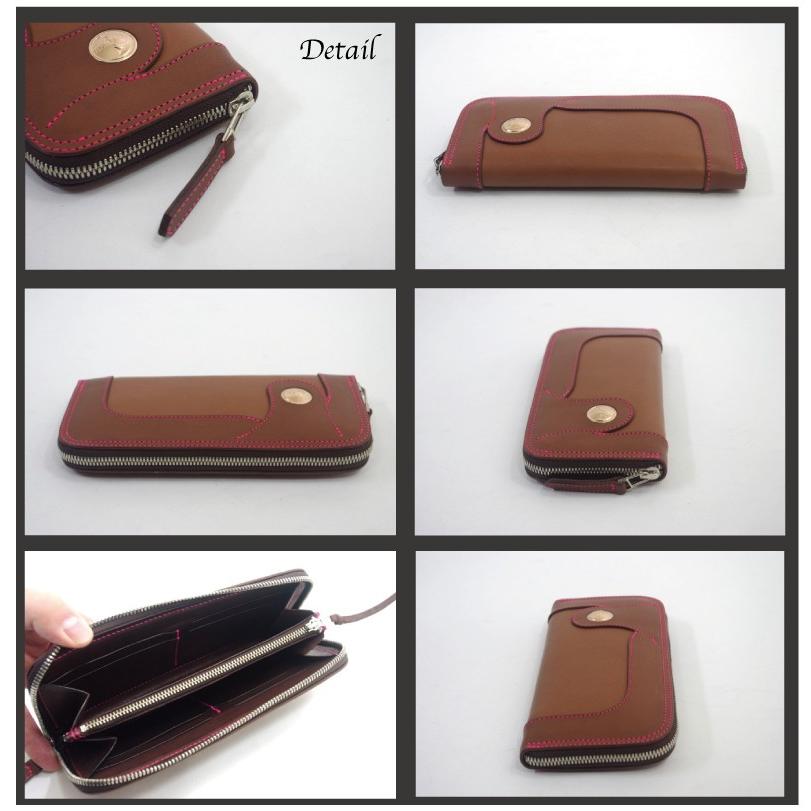 REDMOON レッドムーン 長財布 ラウンドジップウォレット 特注品