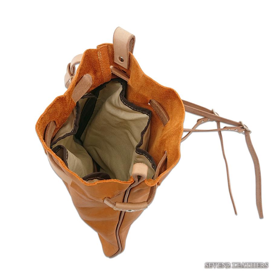 REDMOON レッドムーン ショルダーバッグ ナップサック ワンショルダー ボディバッグ リュック 本革 グローブレザー 革カバン 38mmコンチョ RM-BB1S | REDMOON | 07