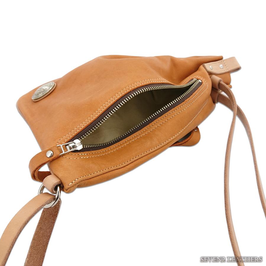 REDMOON レッドムーン ショルダーバッグ ナップサック ワンショルダー ボディバッグ リュック 本革 グローブレザー 革カバン 38mmコンチョ RM-BB1S | REDMOON | 05