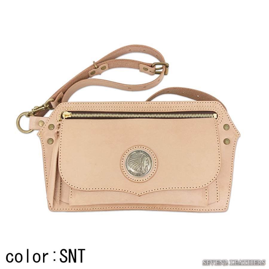 REDMOON レッドムーン ボディバッグ スリム レザーベルト ショルダーバッグ ワンショルダー カバン ウエストバッグ 38mmコンチョ 本革 RM-NMBB-L | REDMOON | 09