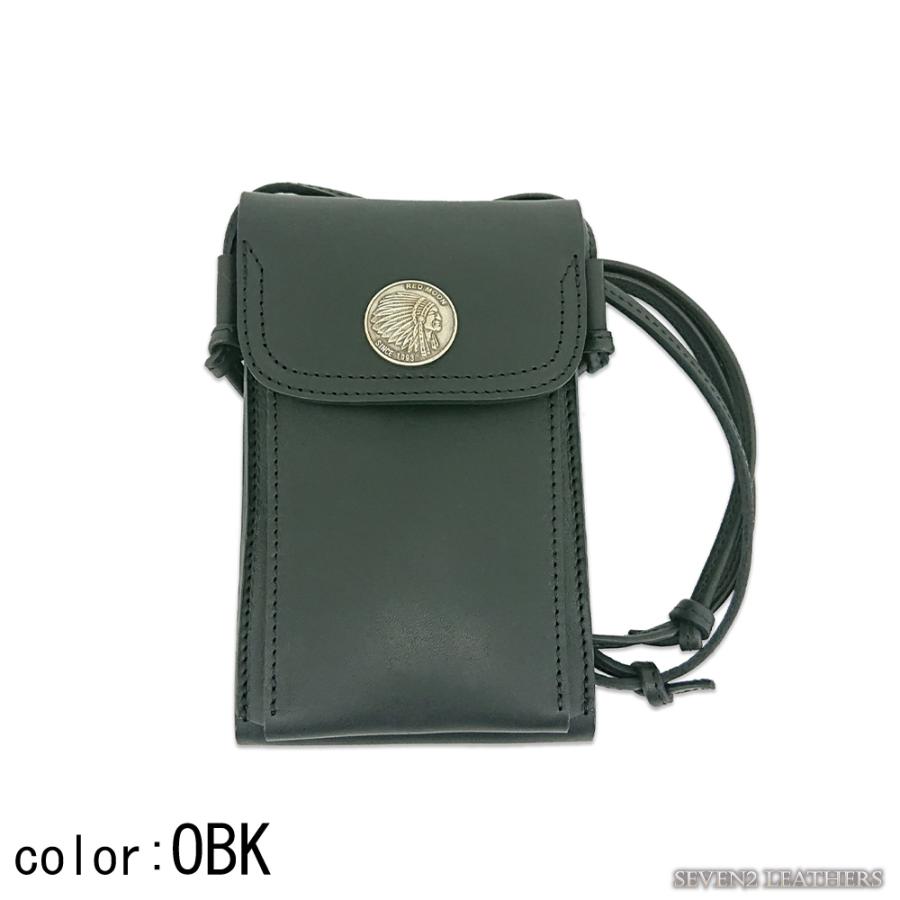 REDMOON レッドムーン レザーポーチ スマホショルダー ミニ