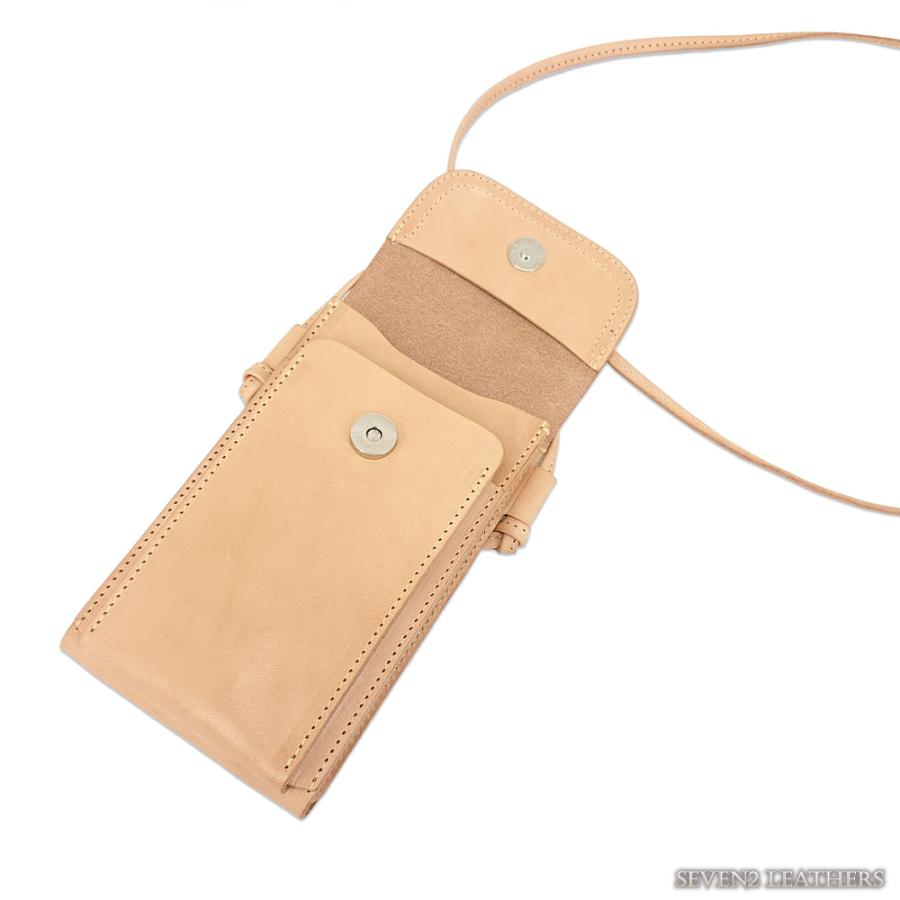 RED MOON × Marlboro スマートフォンレザーポシェット コンチョ REDMOON レッドムーン × Marlboro マルボロ コンチョ付き レザー