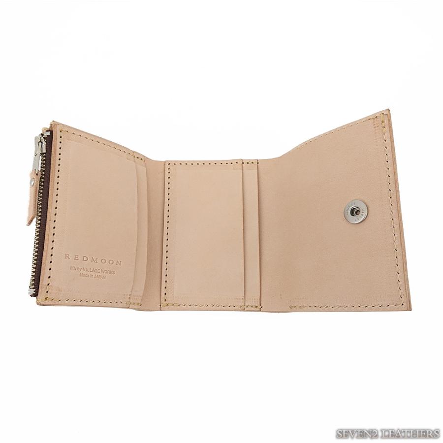 レッドムーン REDMOON 短財布 ミニウォレット 小さい財布 革財布 全3色 男女兼用 牛革 本革 インディアンコンチョ RM-SQ01A | REDMOON | 05