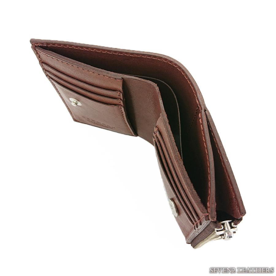 REDMOON（レッドムーン） 財布 二つ折り 外付けコインケース スナップ