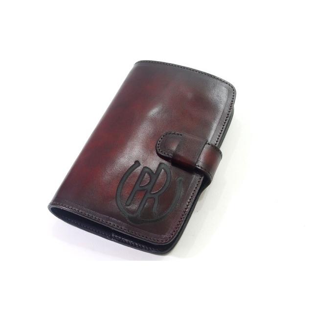 レッドムーン　手染め特別仕様システム手帳　新品 sts_rm-st-s