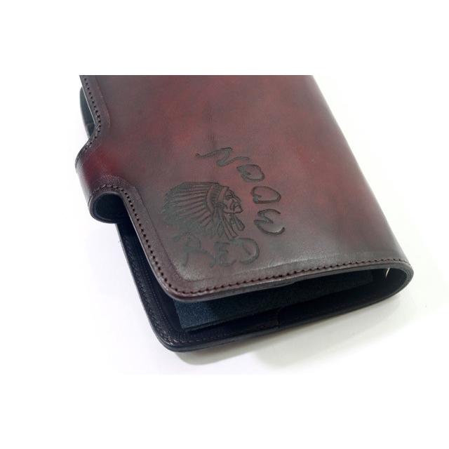 レッドムーン　手染め特別仕様システム手帳　新品 sts_rm-st-s