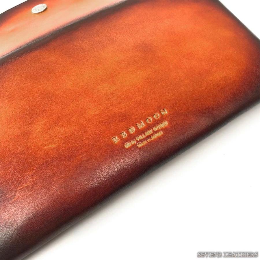 レッドムーン REDMOON 長財布 ロングウォレット カードケース 手染め メンズ レディース 日本製 rm-t02lc プレゼント | REDMOON | 02