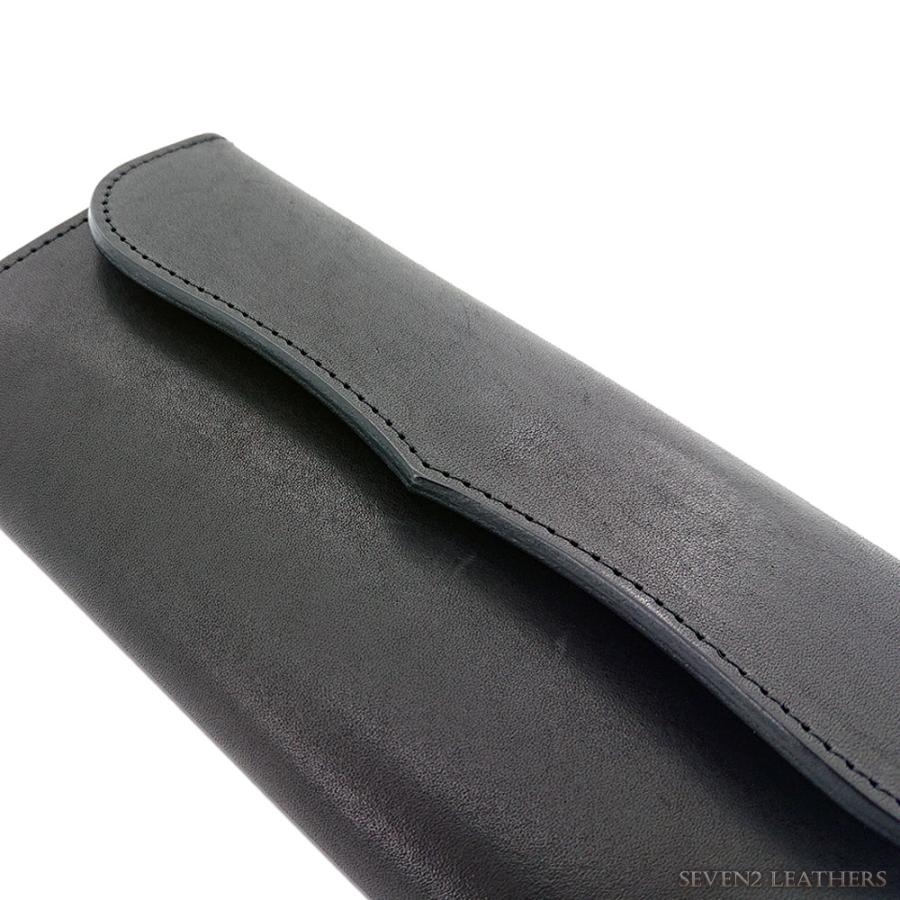 REDMOON レッドムーン 長財布 フラップタイプ ロングウォレット かぶせ蓋 アーチデザイン 1点ボタン留め 収納 シンプル 本革 革財布 レザー RM-THW05の画像