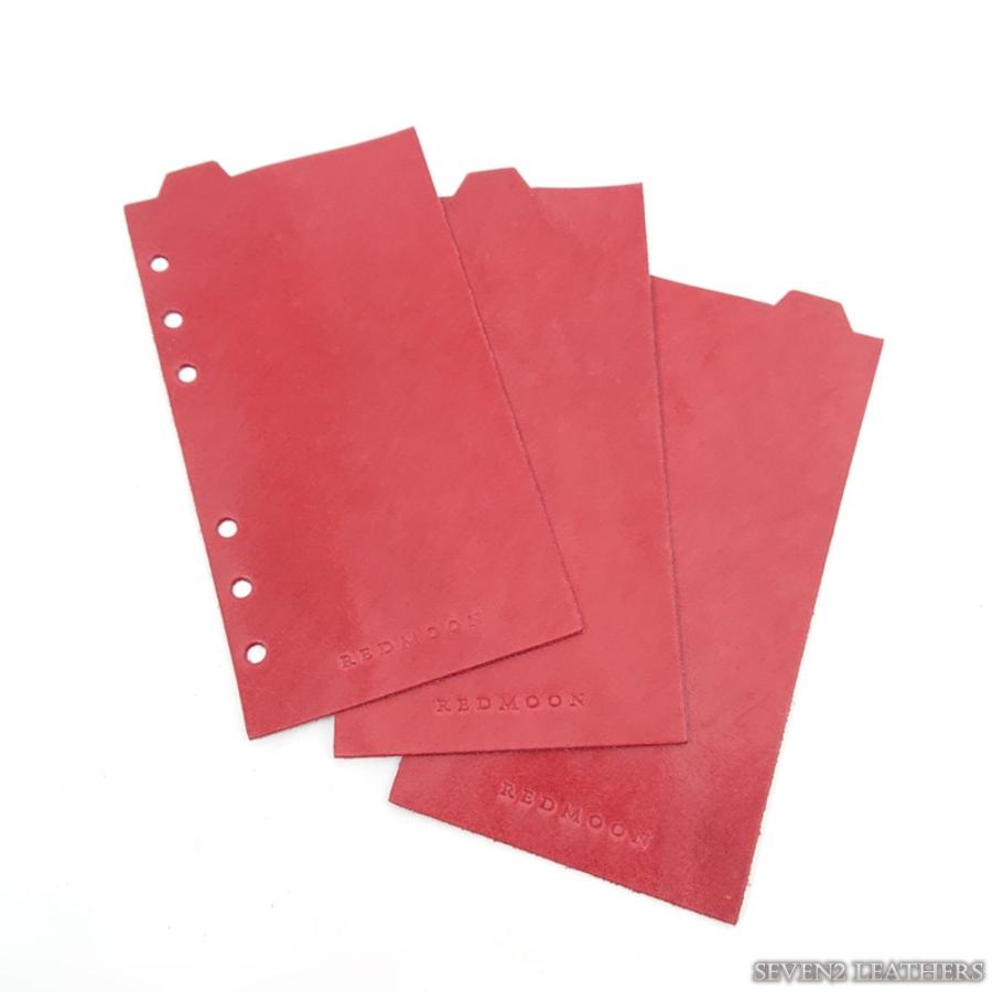 レッドムーン REDMOON システム手帳 本革 レザー 全3色 名入れ