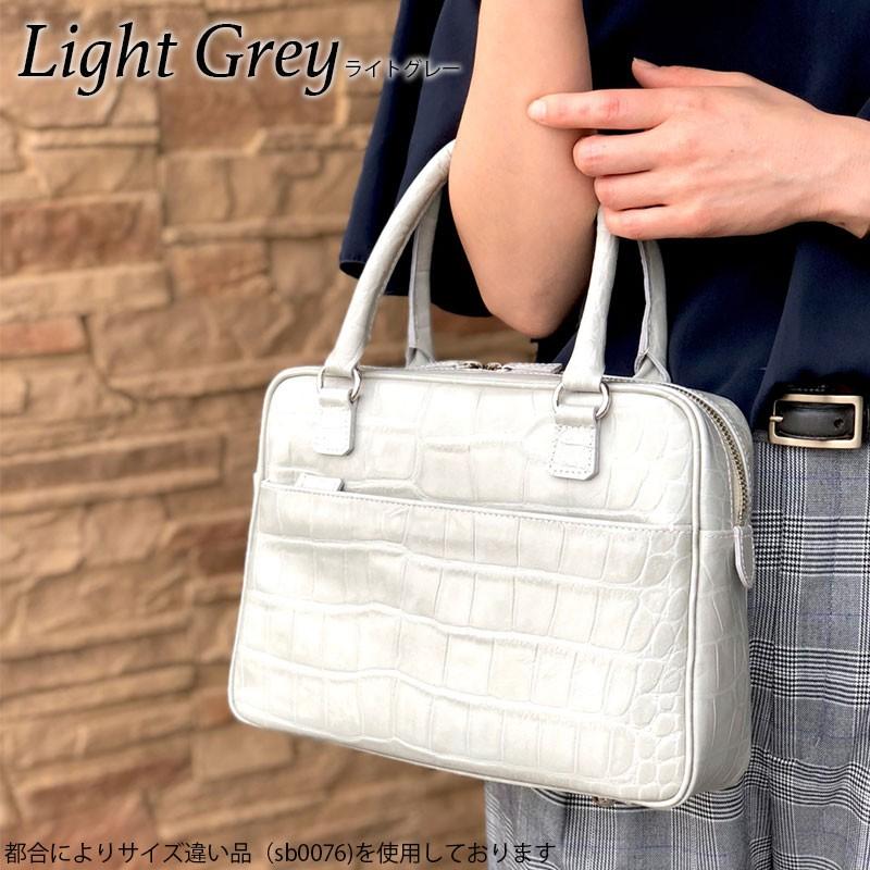 A4 ジップ クロコ型押し 軽量 高級感漂う ムラ染 ソフトレザー ビジネス対応 ハンドバッグ 本革 レザー 革 ビジネス 通勤 sb0075 プレゼント |  | 02