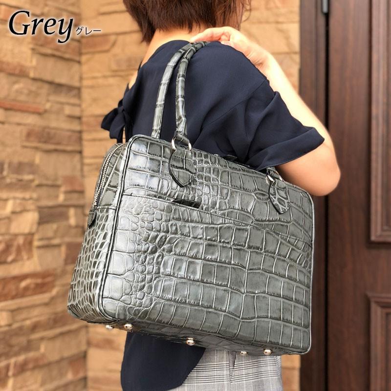 A4 ジップ クロコ型押し 軽量 高級感漂う ムラ染 ソフトレザー ビジネス対応 ハンドバッグ 本革 レザー 革 ビジネス 通勤 sb0075 プレゼント |  | 03