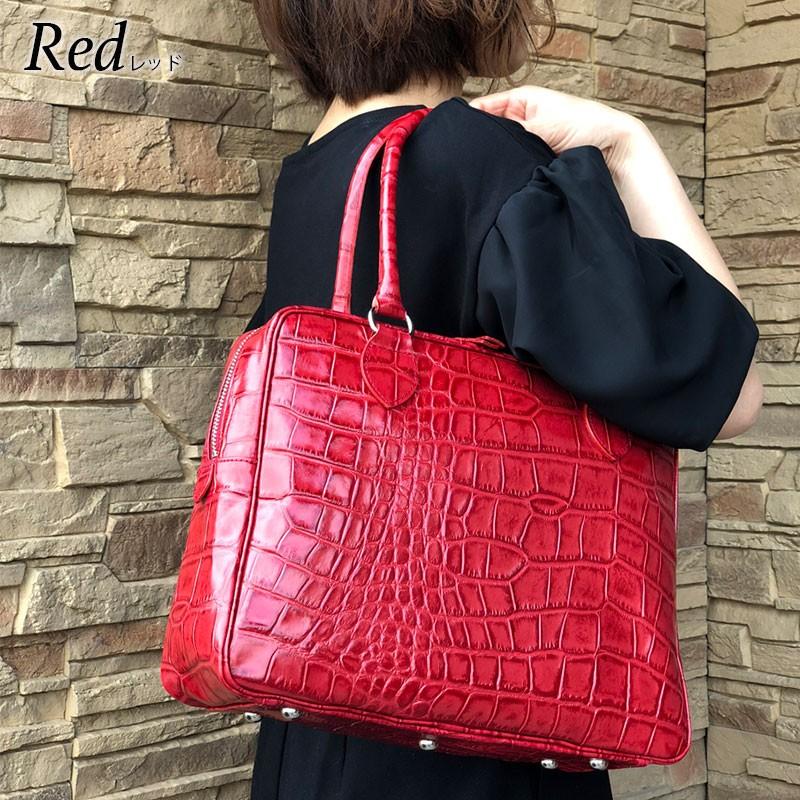 A4 ジップ クロコ型押し 軽量 高級感漂う ムラ染 ソフトレザー ビジネス対応 ハンドバッグ 本革 レザー 革 ビジネス 通勤 sb0075 プレゼント |  | 04