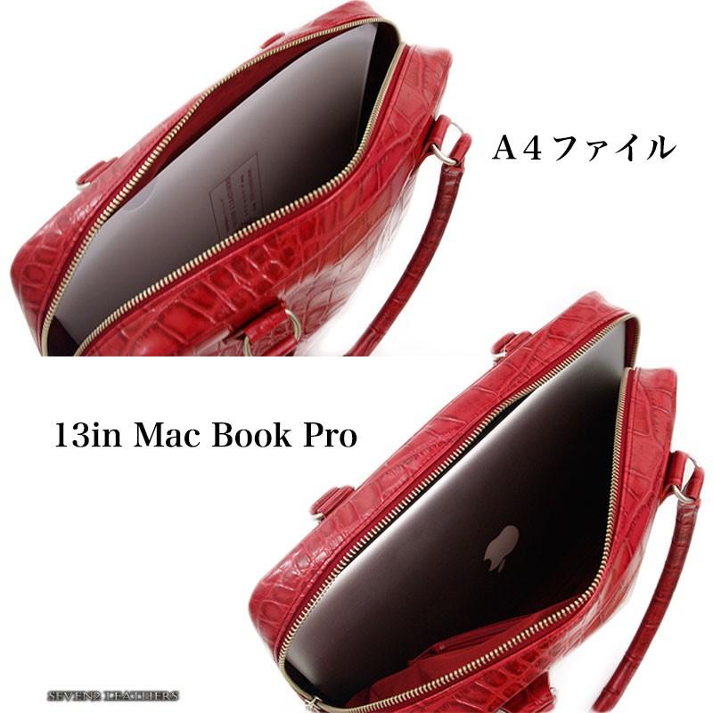 A4 ジップ クロコ型押し 軽量 高級感漂う ムラ染 ソフトレザー ビジネス対応 ハンドバッグ 本革 レザー 革 ビジネス 通勤 sb0075 プレゼント |  | 07