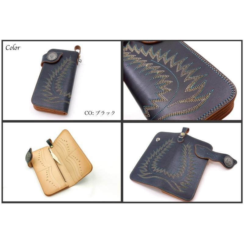 美品✨KC,s ケイシイズ バイカーズウォレット カウハイド ブーツステッチ KC,s ケイシイズ ケーシーズ ライダース ブーツステッチ チーフ