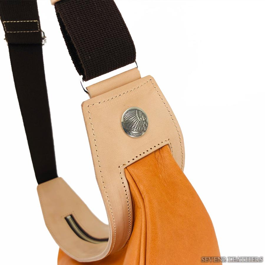 レッドムーン REDMOON ボディバッグ ショルダーバック バイカーズ 全3色 牛革 コンチョ メンズ レディース ブランド プレゼント STOMACH | REDMOON | 04