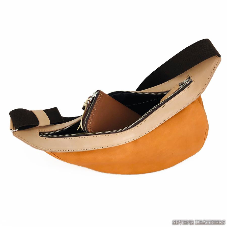 レッドムーン REDMOON ボディバッグ ショルダーバック バイカーズ 全3色 牛革 コンチョ メンズ レディース ブランド プレゼント STOMACH | REDMOON | 08