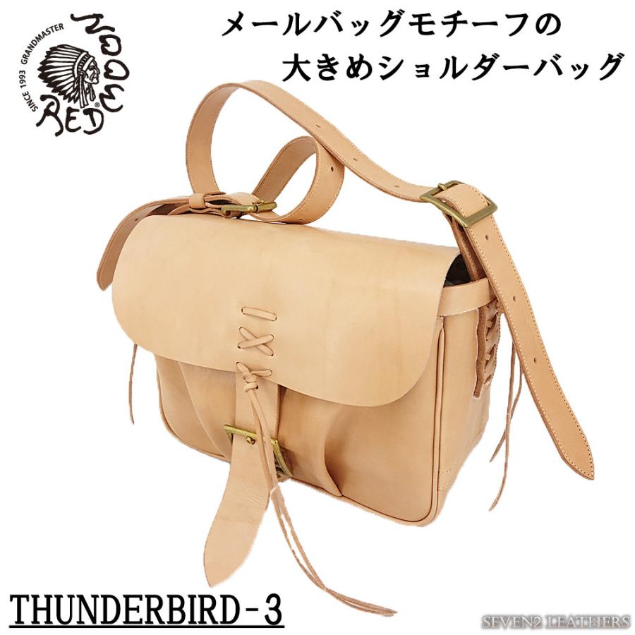 REDMOON ショルダーバッグ カバン A4サイズ メールバッグ レザーバッグ 革鞄 本革 THUNDERBIRD-3 rm2020