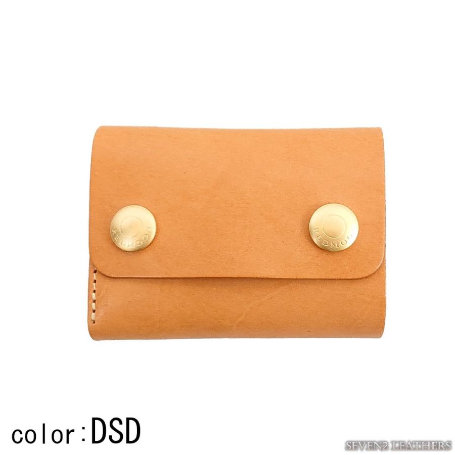 レッドムーン REDMOON 三つ折り 財布 コンパクト ウォレット シンプル 牛革 日本製 ハンドメイド TSW-MID プレゼント | REDMOON | 10