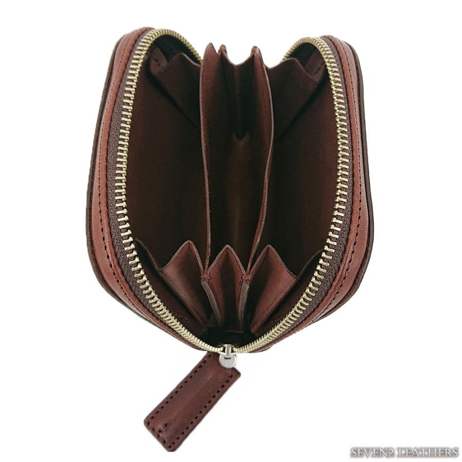 パイロットリバー PAILOT RIVER ミニ財布 カード入れ ラウンドファスナー ハーフウォレット 大容量 牛革 本革 TYSON-GP TYSON-BG-GP rm2021 | REDMOON | 04