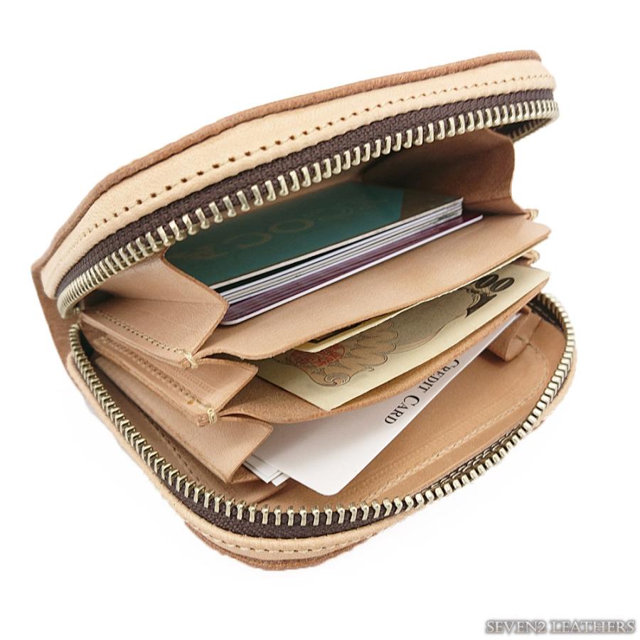 パイロットリバー PAILOT RIVER ミニ財布 カード入れ ラウンドファスナー ハーフウォレット 大容量 牛革 本革 TYSON TYSON-BG rm2021 | REDMOON | 11