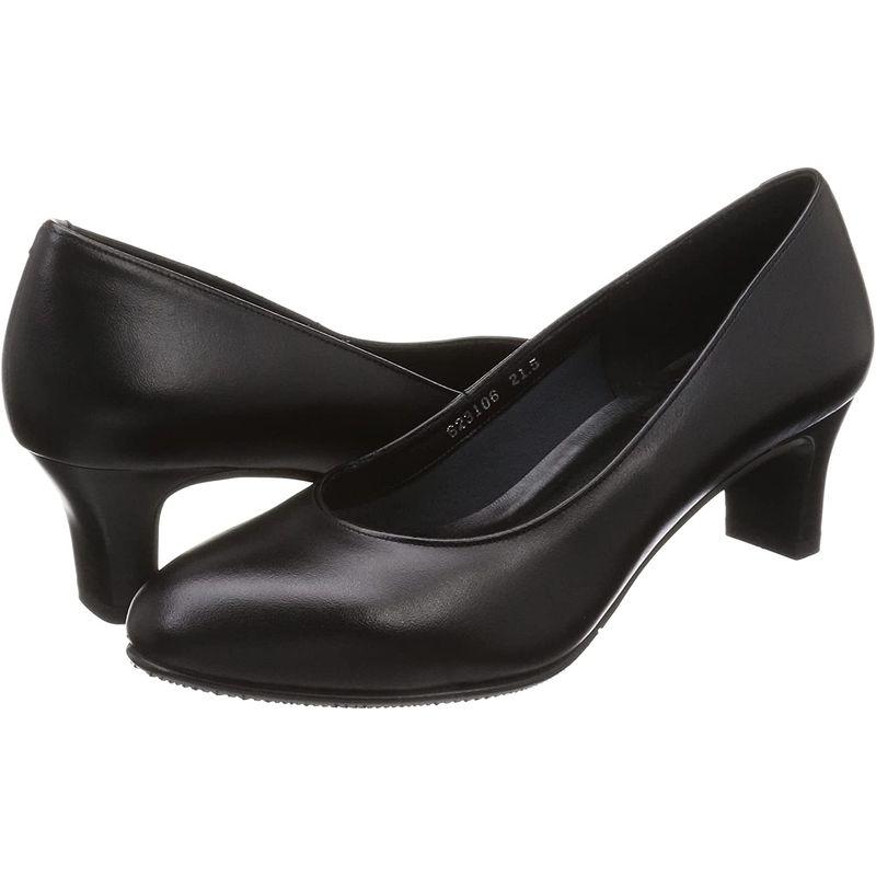 卑弥呼(ヒミコ) 5cmヒールラウンドトゥブラックパンプス/623106 ヒミコ 5cmヒールラウンドトゥブラックパンプス/623106