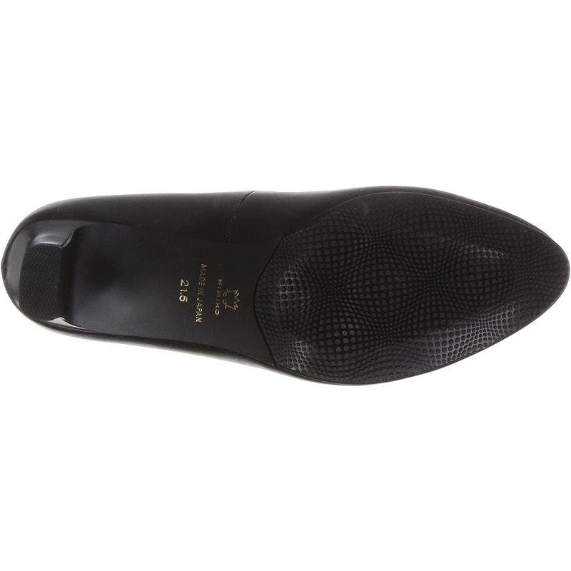 卑弥呼(ヒミコ) 5cmヒールラウンドトゥブラックパンプス/623106 ヒミコ 5cmヒールラウンドトゥブラックパンプス/623106