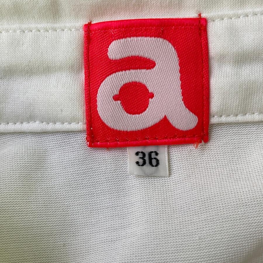 archivio ゴルフシャツ レディース 36 ARCHIVIO アルチビオ 長袖シャツ ドット ホワイト系 36 ゴルフウェア