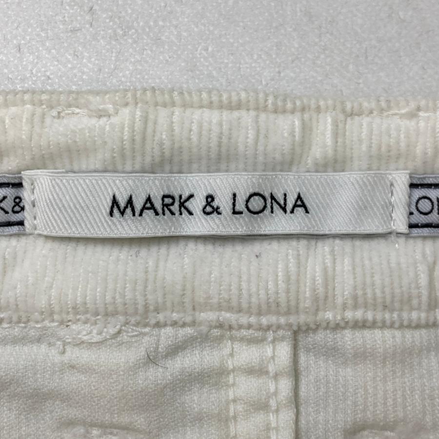 MARK\u0026LONA マークアンドロナ  コーデュロイスカート ボーダー柄 ピンク系 S ゴルフウェア レディースの画像